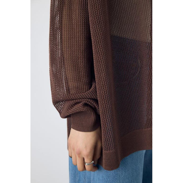コードヤーンメッシュカーデ | AZUL BY MOUSSY | 詳細画像31 