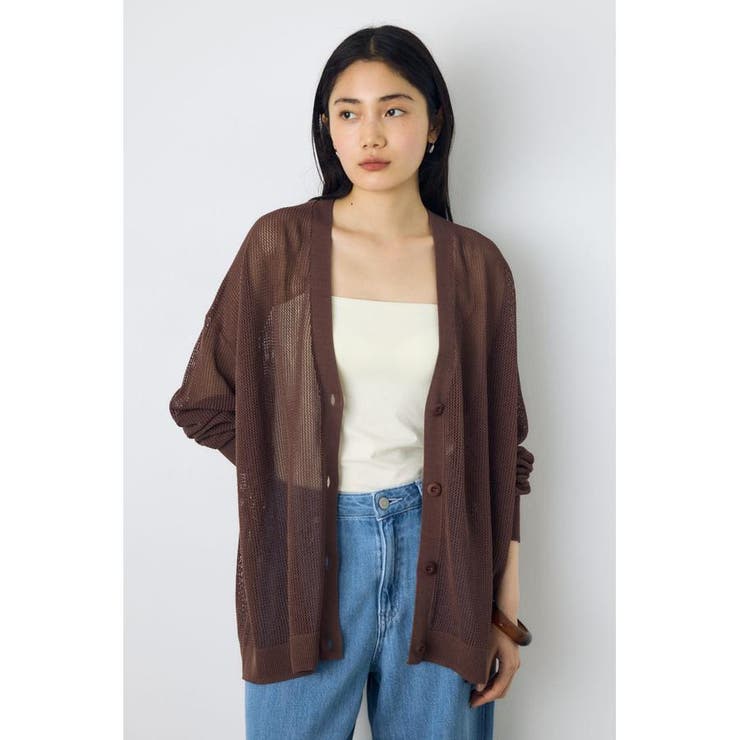 コードヤーンメッシュカーデ | AZUL BY MOUSSY | 詳細画像22 