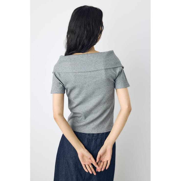 ダブルジップオフショルトップス | AZUL BY MOUSSY | 詳細画像30 