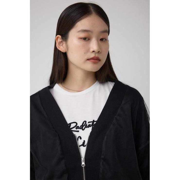 チュールドッキングニットカーディガン | AZUL BY MOUSSY | 詳細画像12 