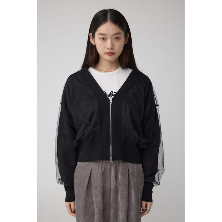 チュールドッキングニットカーディガン | AZUL BY MOUSSY | 詳細画像15 