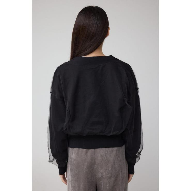 チュールドッキングニットカーディガン | AZUL BY MOUSSY | 詳細画像18 