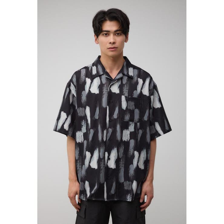 ランダムペイント開襟シャツ | AZUL BY MOUSSY | 詳細画像17 