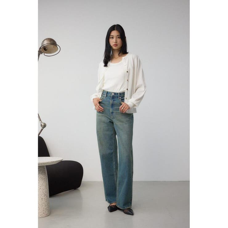 格上げ ドルマンニットカーディガン | AZUL BY MOUSSY | 詳細画像4 