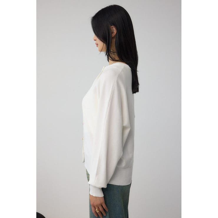 格上げ ドルマンニットカーディガン | AZUL BY MOUSSY | 詳細画像6 