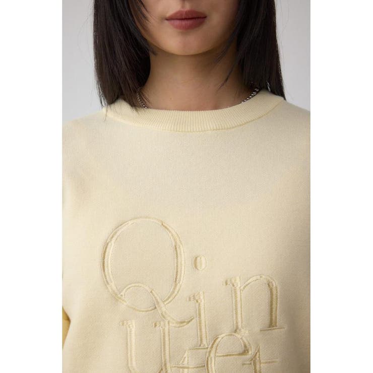 ロゴ刺繍ニットトップス | AZUL BY MOUSSY | 詳細画像18 