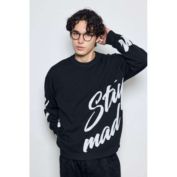 リバーシブル総柄グラフィックニット | AZUL BY MOUSSY | 詳細画像2 