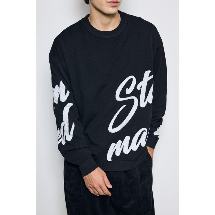 リバーシブル総柄グラフィックニット | AZUL BY MOUSSY | 詳細画像3 