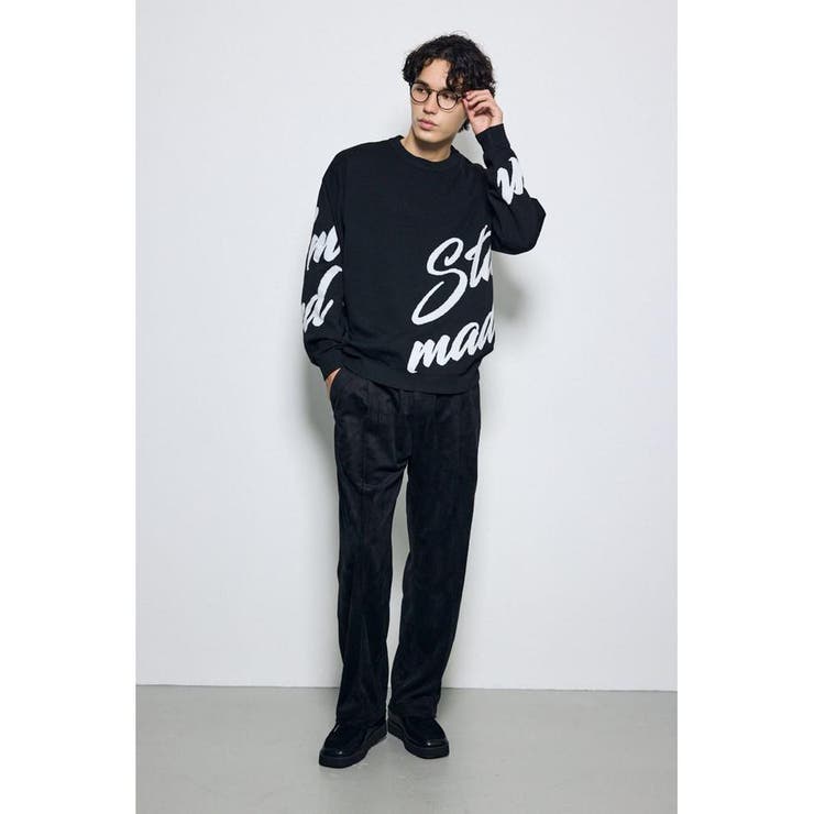 リバーシブル総柄グラフィックニット | AZUL BY MOUSSY | 詳細画像4 