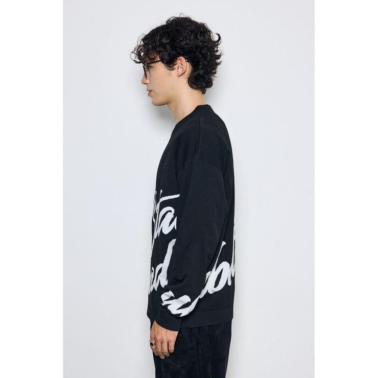 リバーシブル総柄グラフィックニット | AZUL BY MOUSSY | 詳細画像6 