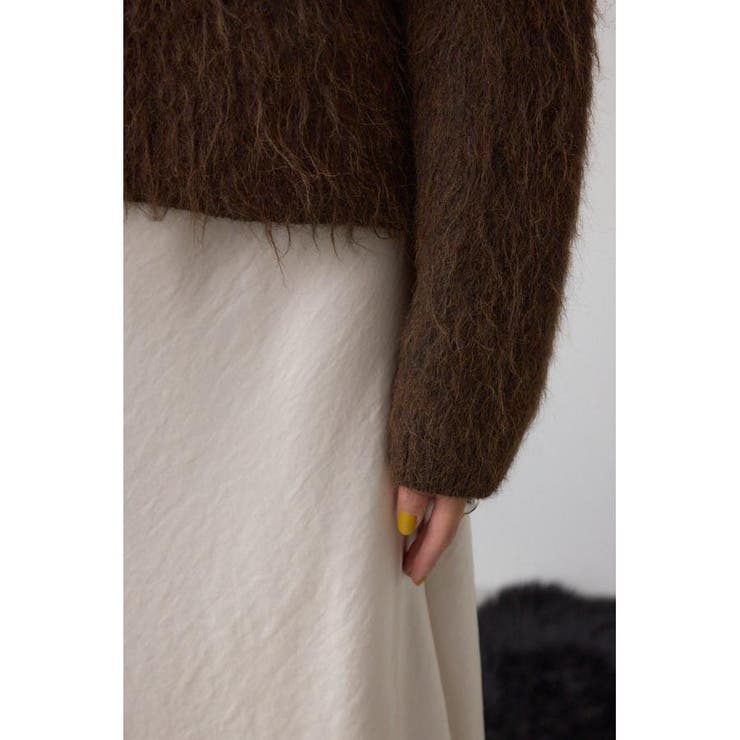 シャギー襟付きニットカーデ | AZUL BY MOUSSY | 詳細画像21 