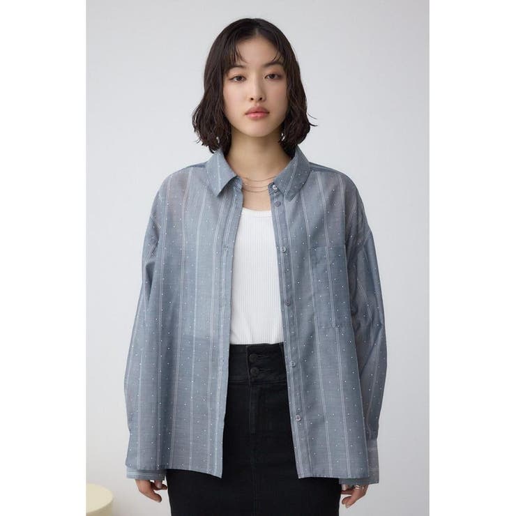 ラインストーンシャツ | AZUL BY MOUSSY | 詳細画像38 