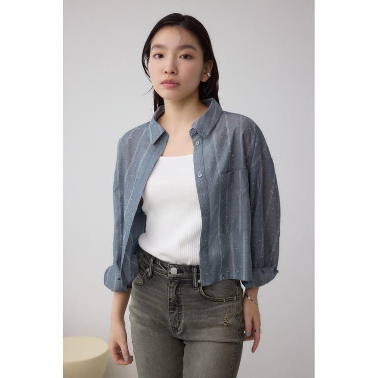 ラインストーンシャツ | AZUL BY MOUSSY | 詳細画像29 