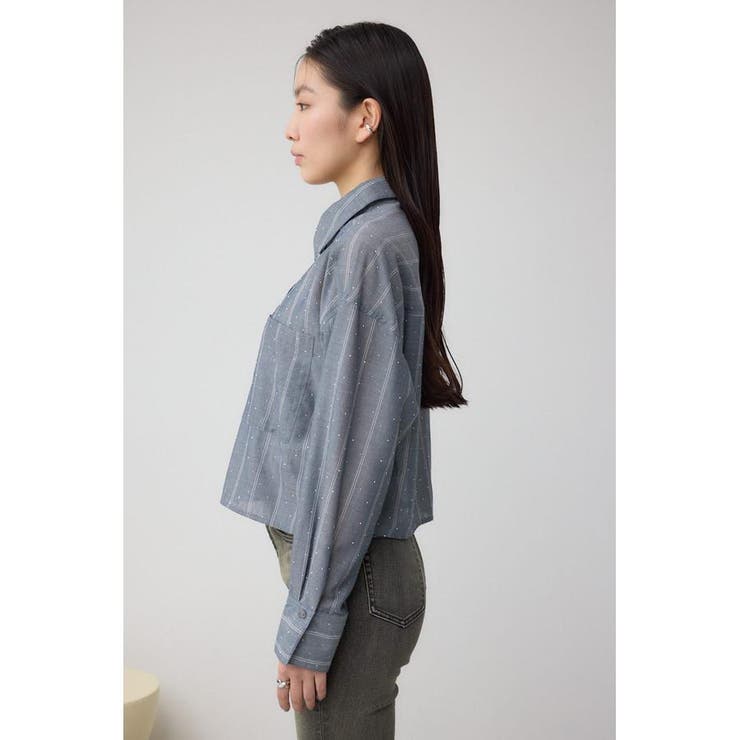 ラインストーンシャツ | AZUL BY MOUSSY | 詳細画像32 