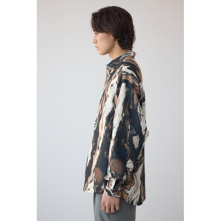 ポリエステルスエードジェネラルシャツ | AZUL BY MOUSSY | 詳細画像17 
