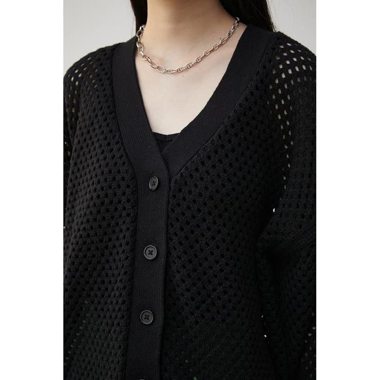 MESH KNIT CARDIGAN[品番：AZLW0020725]｜AZUL BY MOUSSY（アズール