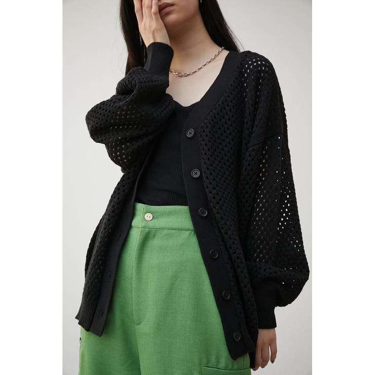 MESH KNIT CARDIGAN[品番：AZLW0020725]｜AZUL BY MOUSSY（アズール