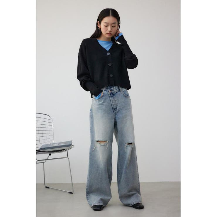 パフスリーブショートカーディガン | AZUL BY MOUSSY | 詳細画像13 