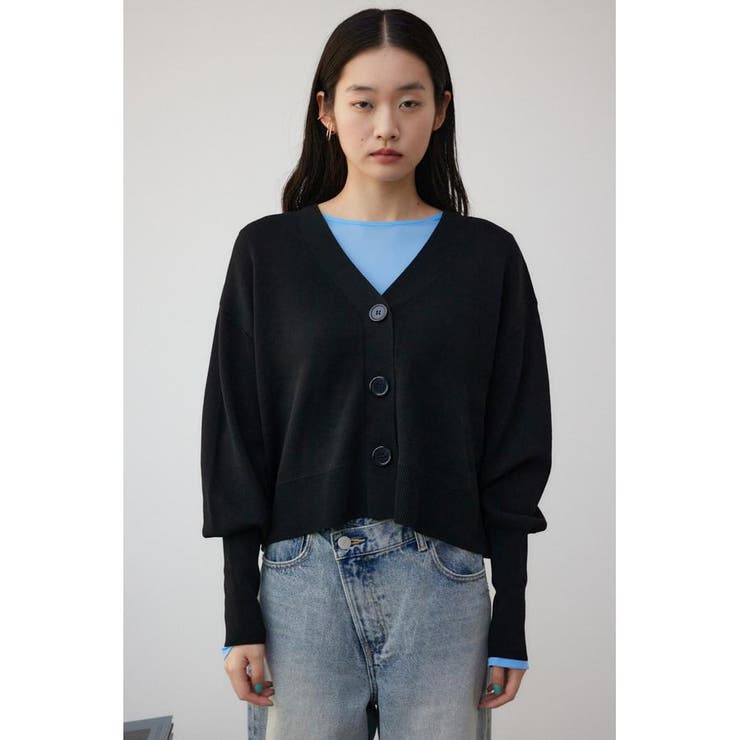 パフスリーブショートカーディガン | AZUL BY MOUSSY | 詳細画像14 