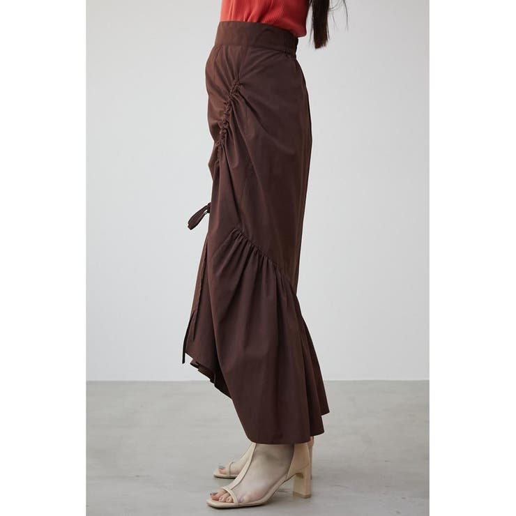 ASYMMETRY FRILL GATHER SKIRT | AZUL BY MOUSSY | 詳細画像16 