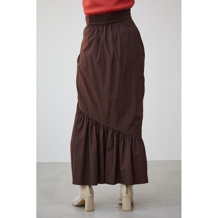 ASYMMETRY FRILL GATHER SKIRT | AZUL BY MOUSSY | 詳細画像17 