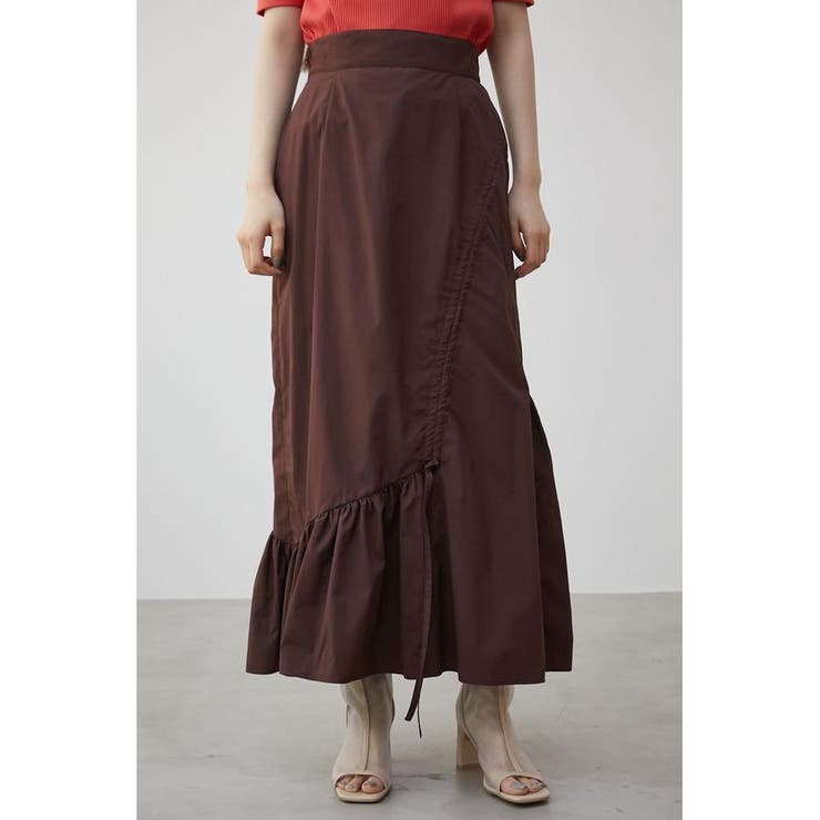 ASYMMETRY FRILL GATHER SKIRT | AZUL BY MOUSSY | 詳細画像21 