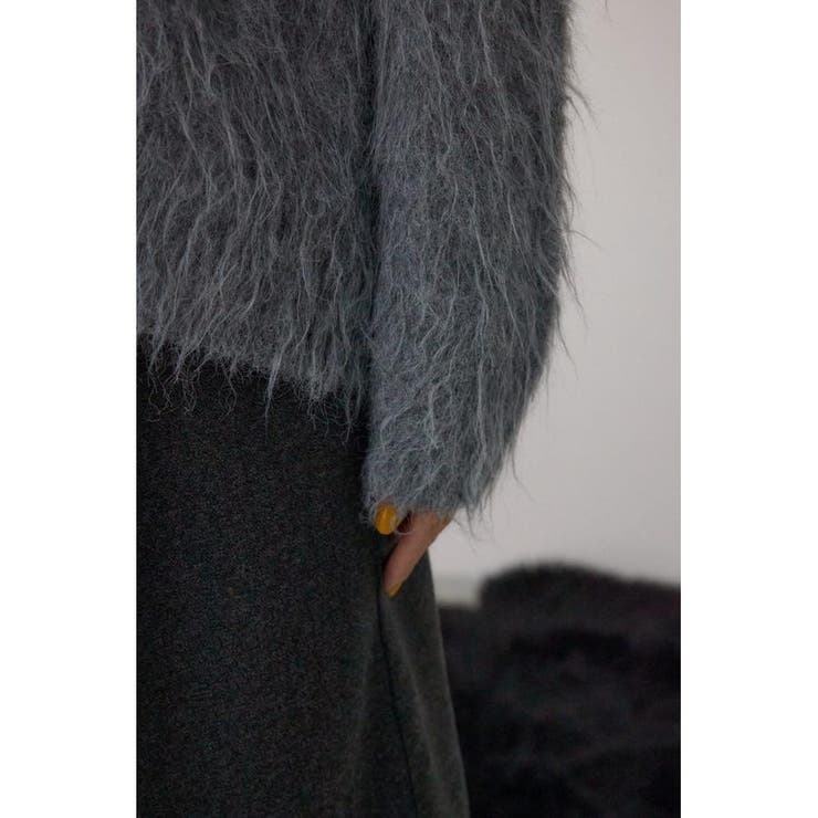 シャギー起毛ニットカーディガン | AZUL BY MOUSSY | 詳細画像30 