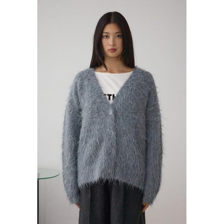 シャギー起毛ニットカーディガン | AZUL BY MOUSSY | 詳細画像25 