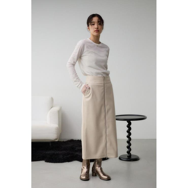 フェイクレザーZIPタイトスカート | AZUL BY MOUSSY | 詳細画像14 