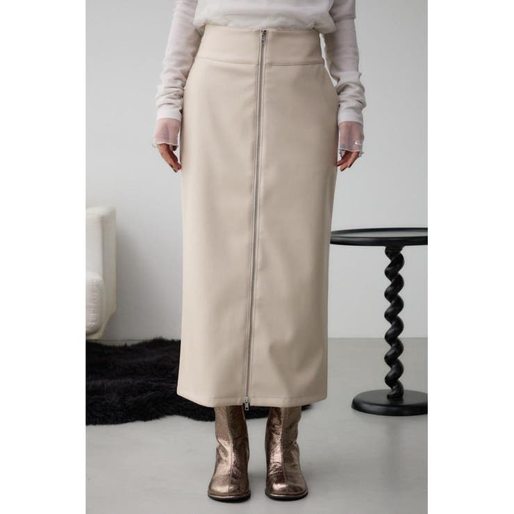 フェイクレザーZIPタイトスカート | AZUL BY MOUSSY | 詳細画像15 