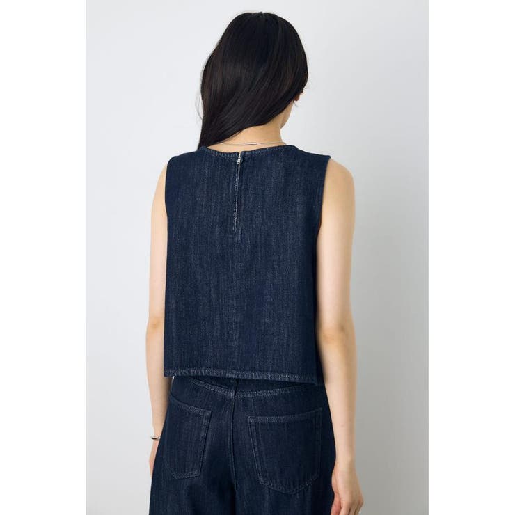 甘撚りデニムブラウス | AZUL BY MOUSSY | 詳細画像17 