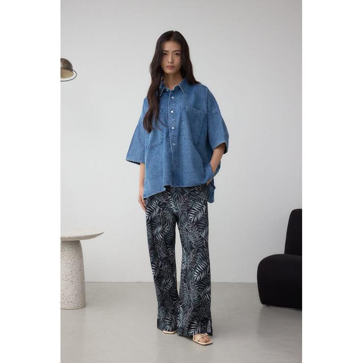 C/T冷感イージーワイドパンツ | AZUL BY MOUSSY | 詳細画像14 