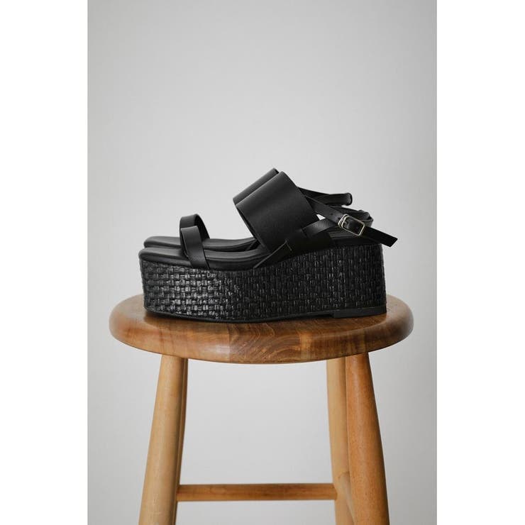 DOUBLE BELT JUTE SANDALS | AZUL BY MOUSSY | 詳細画像2 