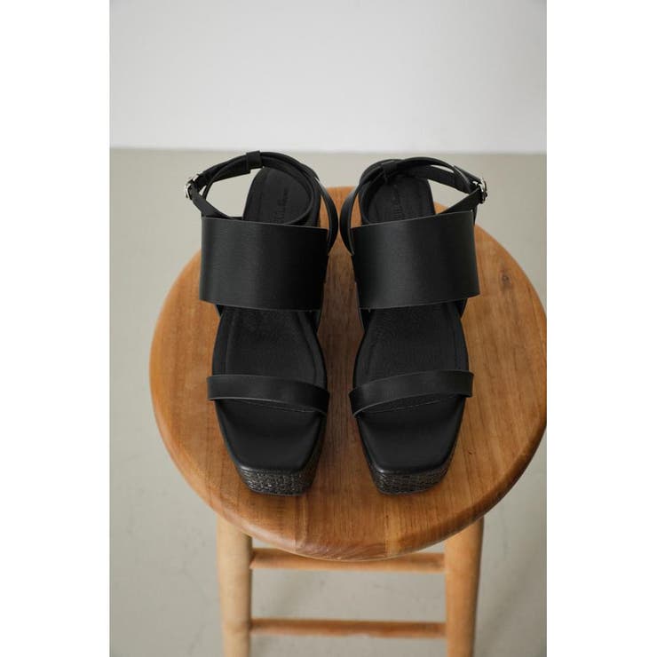 DOUBLE BELT JUTE SANDALS | AZUL BY MOUSSY | 詳細画像3 