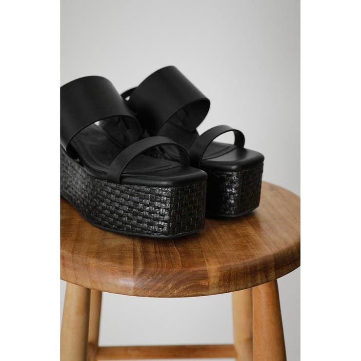 DOUBLE BELT JUTE SANDALS | AZUL BY MOUSSY | 詳細画像5 