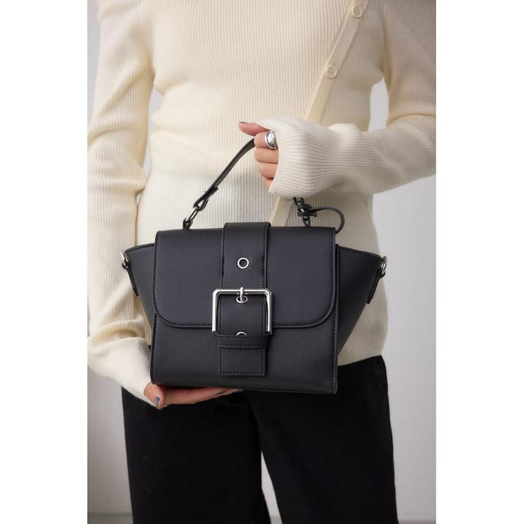 ベルトデザインフラップダイアゴナルバッグ | AZUL BY MOUSSY | 詳細画像2 