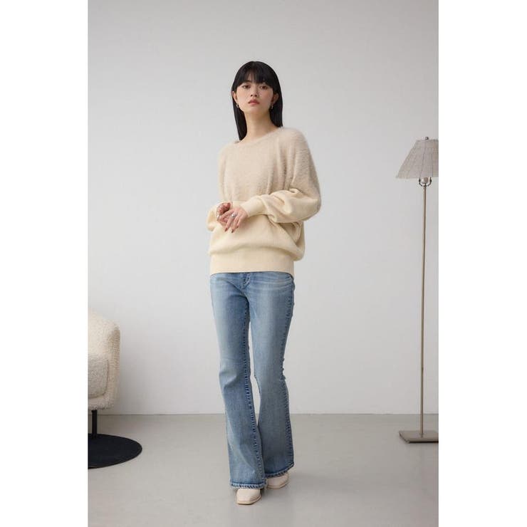 シャギー切替ドルマンニット | AZUL BY MOUSSY | 詳細画像4 