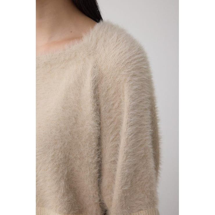 シャギー切替ドルマンニット | AZUL BY MOUSSY | 詳細画像9 