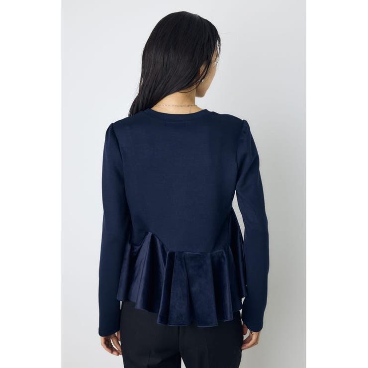 ベロアフリルヘムカットトップス | AZUL BY MOUSSY | 詳細画像18 