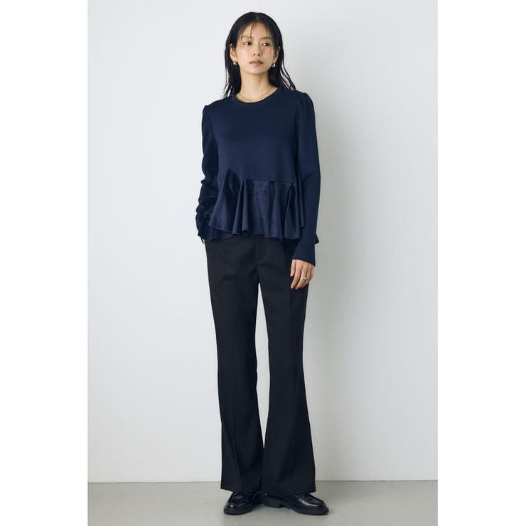 ベロアフリルヘムカットトップス | AZUL BY MOUSSY | 詳細画像19 