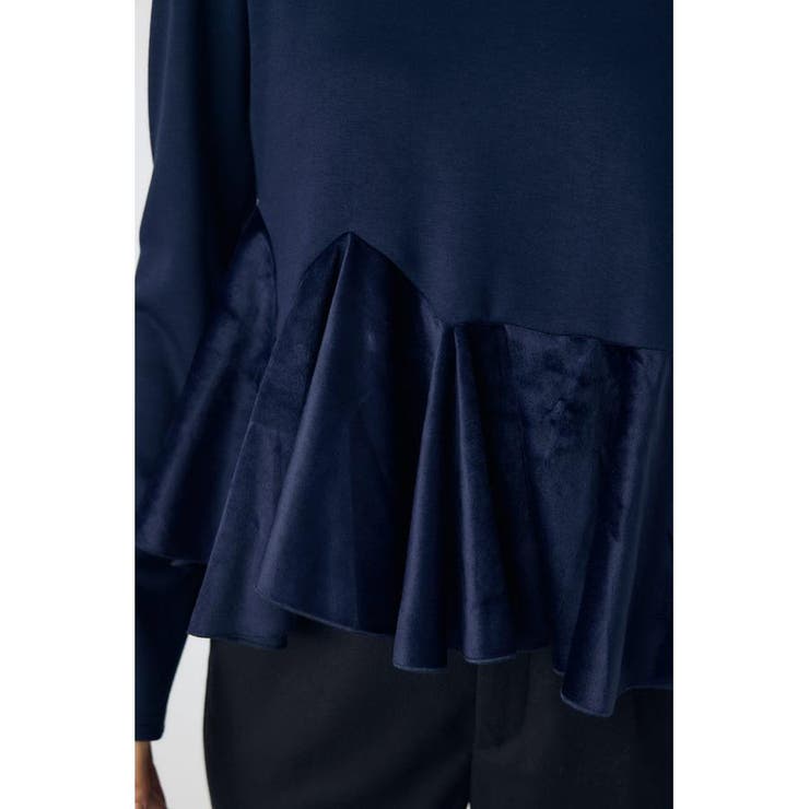 ベロアフリルヘムカットトップス | AZUL BY MOUSSY | 詳細画像22 