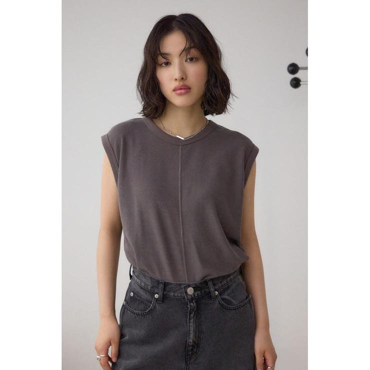 シアーワッフルノースリーブTシャツ | AZUL BY MOUSSY | 詳細画像30 