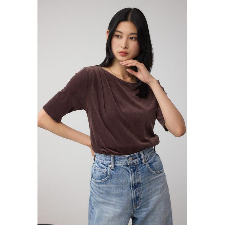 ベロアカットトップス | AZUL BY MOUSSY | 詳細画像22 