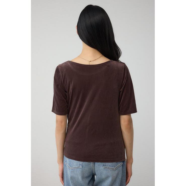 ベロアカットトップス | AZUL BY MOUSSY | 詳細画像24 