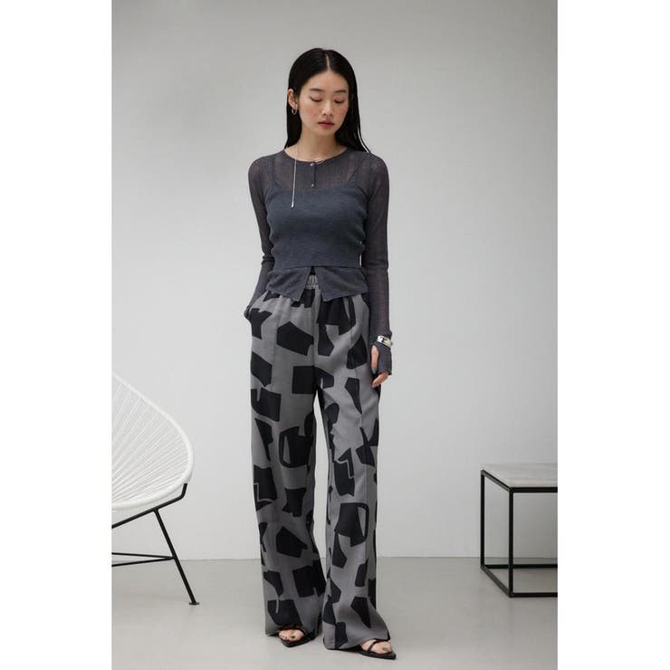 ジオメトリックパターンワイドパンツ | AZUL BY MOUSSY | 詳細画像15 