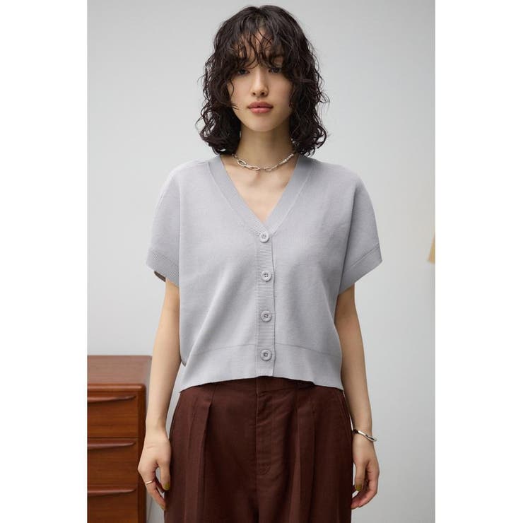 半袖ニットカーディガン | AZUL BY MOUSSY | 詳細画像27 