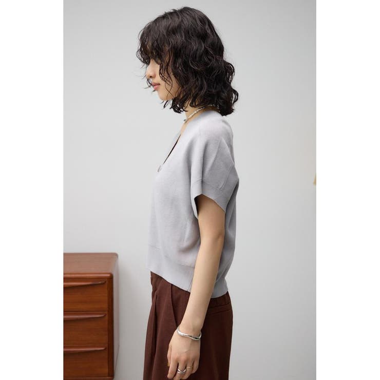 半袖ニットカーディガン | AZUL BY MOUSSY | 詳細画像28 