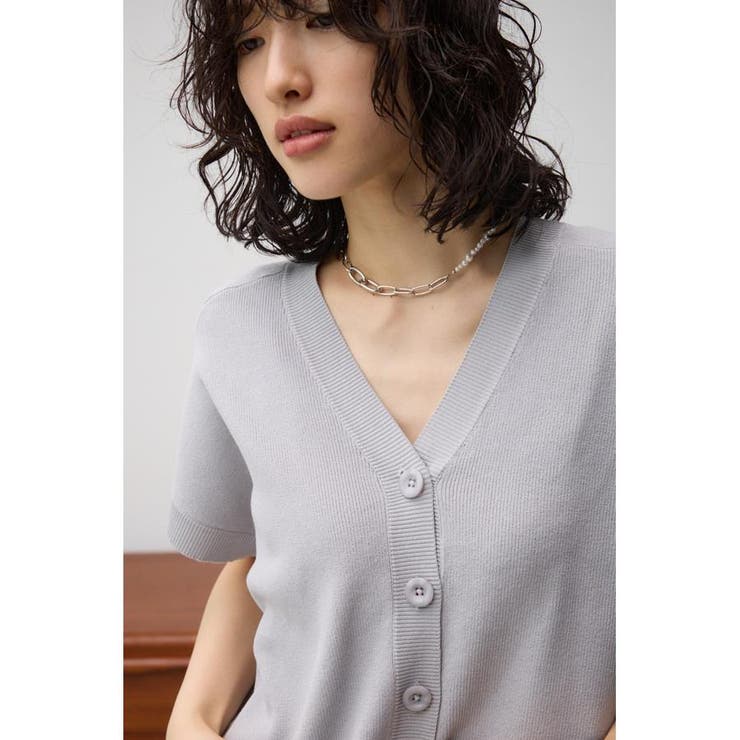 半袖ニットカーディガン | AZUL BY MOUSSY | 詳細画像24 