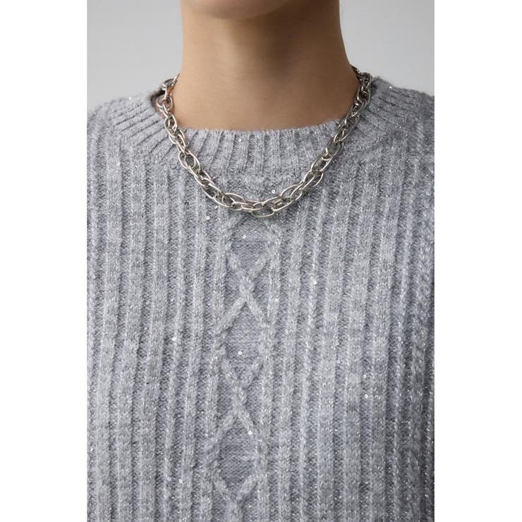 スパンコールニットトップス | AZUL BY MOUSSY | 詳細画像30 