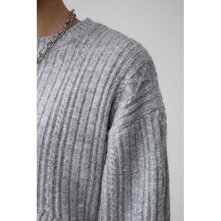 スパンコールニットトップス | AZUL BY MOUSSY | 詳細画像31 